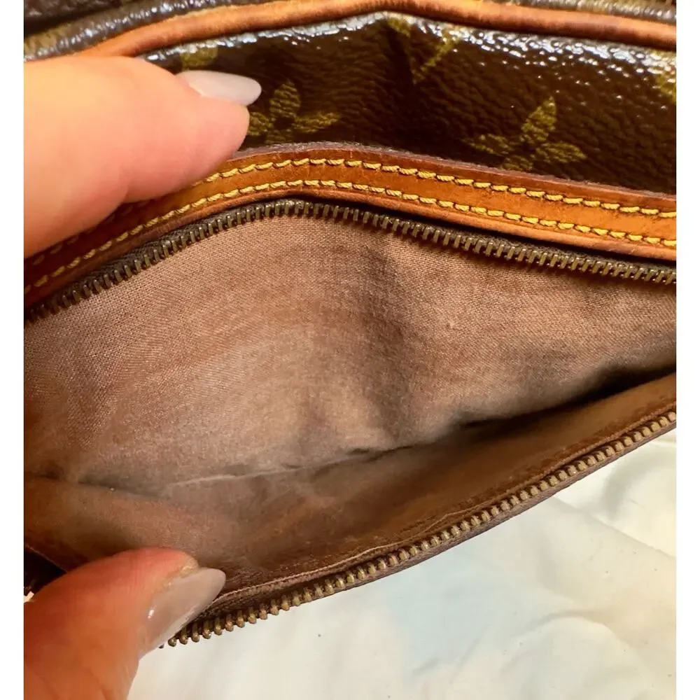 Louis Vuitton Marly Clutch GM Brown Canvas